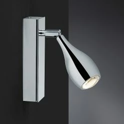 Herbert Schmidt 1-flg. LED-Strahler Cobra in Chrom oder Nickel-matt