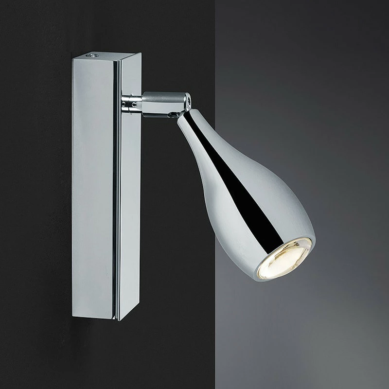 Herbert Schmidt 1-flg. LED-Strahler Cobra in Chrom oder Nickel-matt 1 Herbert Schmidt 1-flg. LED-Strahler Cobra in Chrom oder Nickel-matt