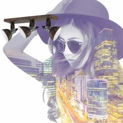 Steinhauer 3-flammiger LED Deckenspot mit ausrichtbaren Köpfen, industrieller Deckenstrahler, in 3 Farben, inkl. LED 7W -Wandleuchten Verkaufsladen 3flammiger led deckenspot mit 2134B 2 steinhauer 2134b