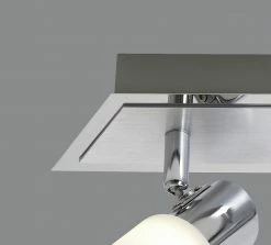 Trio 3-flg. LED-Balken, schwenkbar, Aluminium und Chrom -Wandleuchten Verkaufsladen 3flgledbalkenschwenkbaraluminium und chrom 56269a trio 821410305