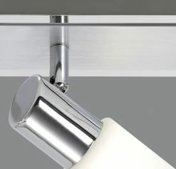 Trio 3-flg. LED-Balken, schwenkbar, Aluminium und Chrom -Wandleuchten Verkaufsladen 3flgledbalkenschwenkbaraluminium und chrom 56269b trio 821410305