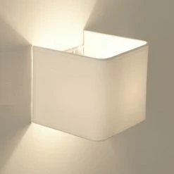 Illumina Astro Lighting Ashino Wandleuchte quadratisch, Schirm weiß, Schalter -Wandleuchten Verkaufsladen ashino wandleuchte quadratischschirm wei 751793 illuminaastrolighting 0766