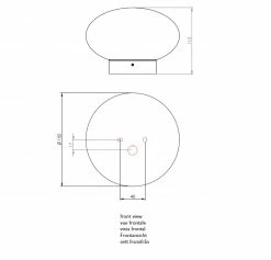Illumina Astro Lighting Badezimmer Leuchte aus Opalglas -Wandleuchten Verkaufsladen badezimmer leuchte aus opalglas 915854 illuminaastrolighting a7247