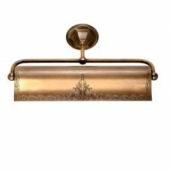 Berliner Messinglampen Bilderleuchte aus Berliner-Messing