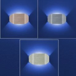 B-Leuchten Up and Down LED Wandleuchte Knut , IP54