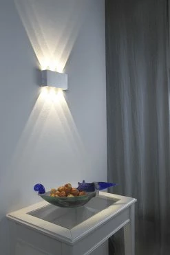 B-Leuchten LED Wandleuchte Stream Aluminium gebürstet -Wandleuchten Verkaufsladen bleuchten led wandleuchte streamaluminium 753734 bleuchten 40088605