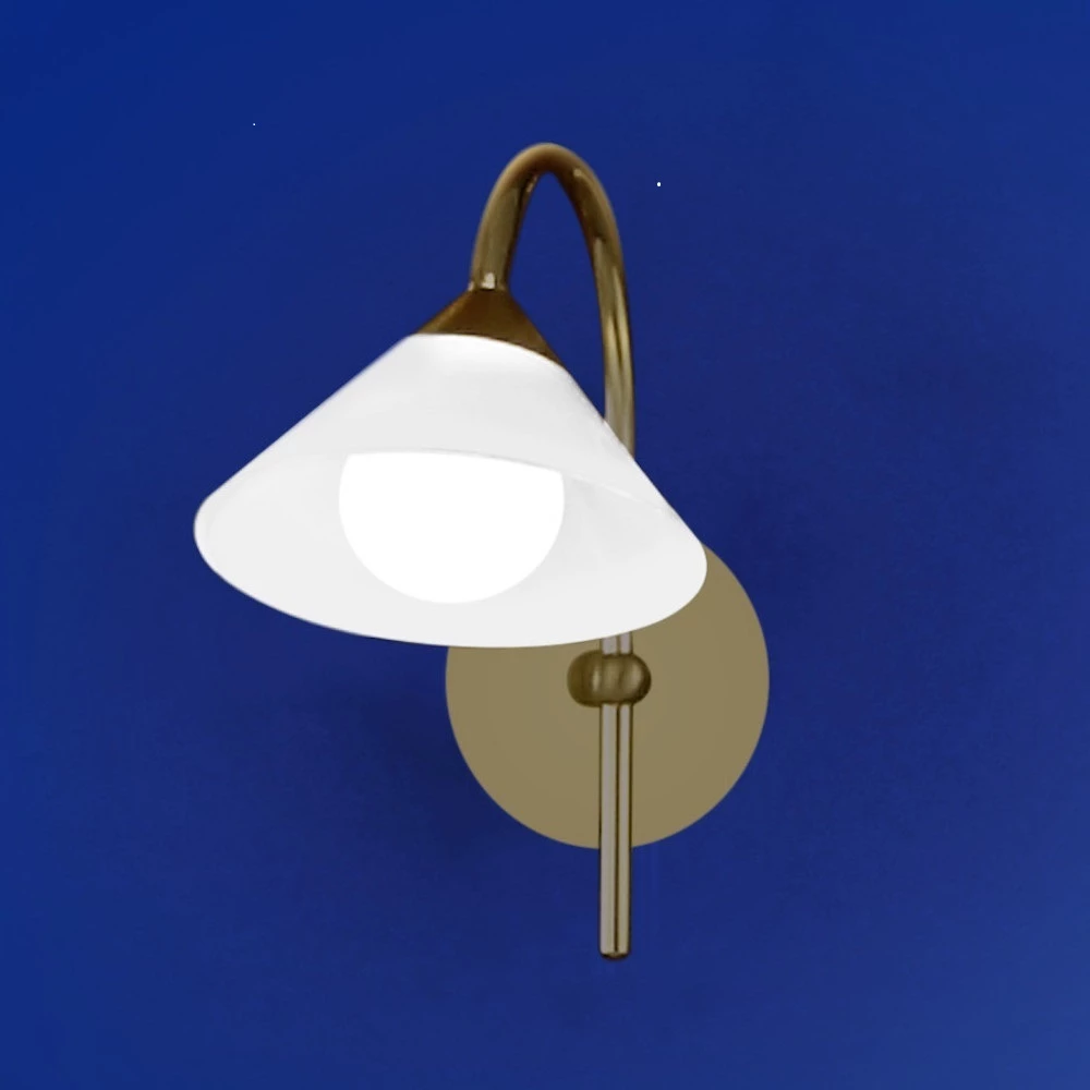 B-Leuchten LED-Wandleuchte Bianca in Braun 1 B-Leuchten LED-Wandleuchte Bianca in Braun