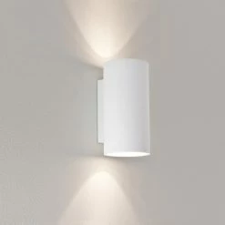 Illumina Astro Lighting Bologna Gipswandleuchte mit Up&Down Licht, rund