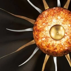 Hans Kögl Deckenleuchte Sonnenform 145cm, Blattgold/-silber-Strahlen 6 Hans Kögl Deckenleuchte Sonnenform 145cm, Blattgold/-silber-Strahlen -Wandleuchten Verkaufsladen deckenleuchte sonnenform 145cmblattgoldsilberstrahlen 782852 hanskgl 28113