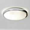 Illumina Astro Lighting Deckenleuchte, flach, rund D=25cm, Opalglas, E27 LED Lampe einsetzbar
