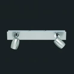 Trio Deckenstrahler in Nickel-matt - 2-flammig