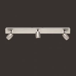 Trio Deckenstrahler in Nickel-matt - 3-flammig