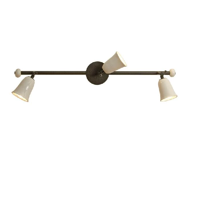 Menzel Deckenstrahler Provence mit Keramikschirm - 3-flg. 1 Menzel Deckenstrahler Provence mit Keramikschirm - 3-flg.