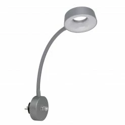 GLOBO dimmbare LED Wandleuchte satiniert Direct-Plug-In WL mit Flexo Wandlampe silbermetallic -Wandleuchten Verkaufsladen dimmbare led wandleuchte satiniert 58397Sb1280x1280 globo 58397s