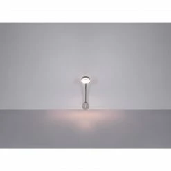 GLOBO dimmbare LED Wandleuchte satiniert Direct-Plug-In WL mit Flexo Wandlampe silbermetallic -Wandleuchten Verkaufsladen dimmbare led wandleuchte satiniert 58397St1280x1280 globo 58397s