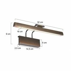 Steinhauer dimmbare LED Wandleuchte, in 3 Farben, schwenkbar, inkl. LED 5W, CCT - Dim-to-Warm-Funktion -Wandleuchten Verkaufsladen dimmbare led wandleuchtebronzeschwenkbarinklled 5wcctdimtowarmfunktion 2432BR 7 steinhauer 2432br
