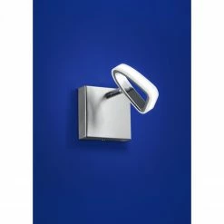 B-Leuchten dimmbare schwenkbare LED Wandleuchte matt Wandlampe nickel und chrom