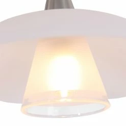 Steinhauer dimmbare Wandleuchte mit hängendem Glasschirm aus Milchglas Wandlampe 18 x 36 cm -Wandleuchten Verkaufsladen dimmbare wandleuchte mit hngendem 2656ST 4 steinhauer 2656st