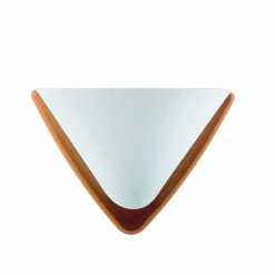 Domus Design Wandleuchte mit Lunopalschirm und Buche