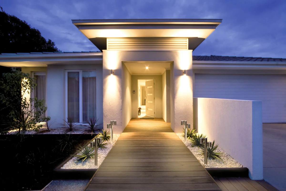 Kanlux Up & down Strahler für den Außenbereich, IP44 Außenwandleuchte, aus Edelstahl, Zylinderform / rund 4 Kanlux Up & down Strahler für den Außenbereich, IP44 Außenwandleuchte, aus Edelstahl, Zylinderform / rund – Bild 4