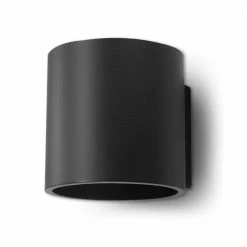 LHG Lights Up & Down Wandleuchte Orbis 1 in schwarz mit G9 LED 5W