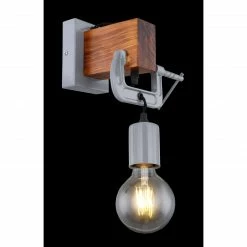 GLOBO E27 Wandleuchte aus Holz Wandlampe antik -Wandleuchten Verkaufsladen e27 wandleuchte aus holz 15432Wax1280x1280 globo 15432w