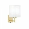 Fischer & Honsel E27 Wandleuchte mit Stoffschirm und Schlater rund Wandlampe in 3 Farben