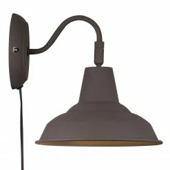 Nordlux E27 Wandleuchte skandinavisch und antike Wandlampe Rostbraun mit Schalter ø 20 cm -Wandleuchten Verkaufsladen e27 wandleuchte skandinavisch und 48491009 3 nordlux 48491009