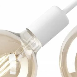 LHG Lights E27 Wandleuchte in 3 Farben erhältlich 2 -flammige Bulb-Leuchte ideal für Filament-Leuchtmittel -Wandleuchten Verkaufsladen e27 wandleuchte skandinavischeflammige wandlampe 393983a L lhg 39398