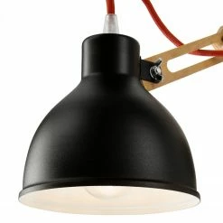 LHG Lights Wandleuchte Strahler mit beweglichen Holzgestell in 3 Farben -Wandleuchten Verkaufsladen e27 wandleuchte strahler mit 345773a L lhg 34577 1