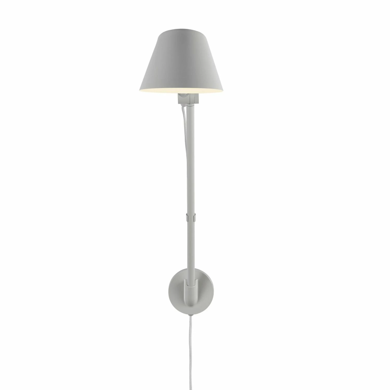 Nordlux E27 Wandleuchte Wandlampe Grau mit Schalter ø 15 cm 2 Nordlux E27 Wandleuchte Wandlampe Grau mit Schalter ø 15 cm – Bild 2