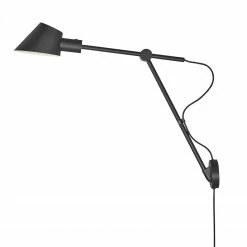 Nordlux E27 Wandleuchte Wandlampe Schwarz mit Schalter ø 15 cm -Wandleuchten Verkaufsladen e27 wandleuchte wandlampe schwarz 2020455003 2 nordlux 2020455003