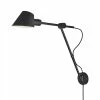 Nordlux E27 Wandleuchte Wandlampe Schwarz mit Schalter ø 15 cm