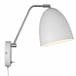 Nordlux E27 Wandleuchte Wandlampe Weiss mit Schalter ø 16 cm -Wandleuchten Verkaufsladen e27 wandleuchte wandlampe weiss 48621001 2 nordlux 48621001