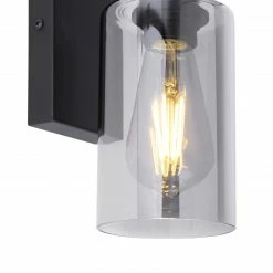 GLOBO eckige E27 Wandleuchte aus Glas matt Wandlampe rauch 13 GLOBO eckige E27 Wandleuchte aus Glas matt Wandlampe rauch -Wandleuchten Verkaufsladen eckige e27 wandleuchte aus 15465We1280x1280 globo 15465w