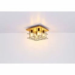 GLOBO eckige E27 Wandleuchte aus Holz skandinavische 2-flammige Wandlampe schwarz -Wandleuchten Verkaufsladen eckige e27 wandleuchte aus 15530 2Wt1280x1280 globo 155302w