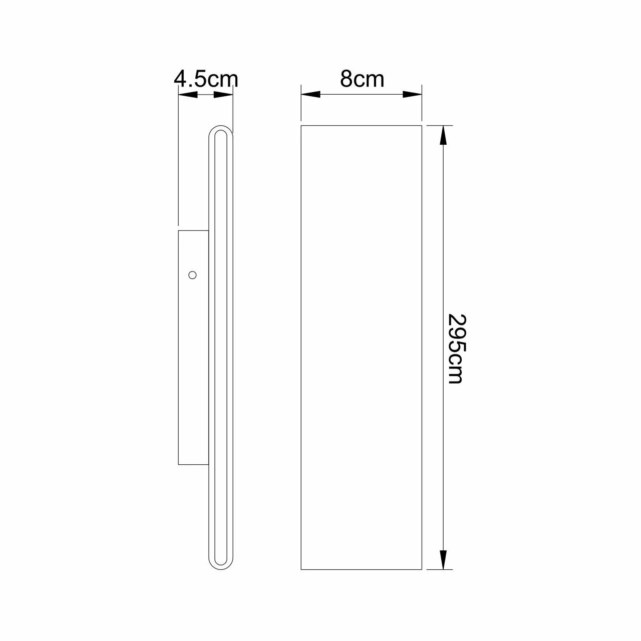 GLOBO eckige LED Up- and Downlight Wandleuchte aus Acryl Wandlampe weiß mit Schalter 2 GLOBO eckige LED Up- and Downlight Wandleuchte aus Acryl Wandlampe weiß mit Schalter – Bild 2