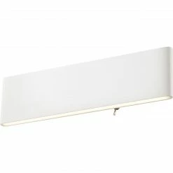 GLOBO eckige LED Up- and Downlight Wandleuchte aus Acryl Wandlampe weiß mit Schalter