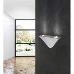GLOBO eckige LED Wandleuchte aus Acryl dreieckig Dreieck 3-flammige Wandlampe klar -Wandleuchten Verkaufsladen eckige led wandleuchte aus 7601am1280x1280 globo 7601
