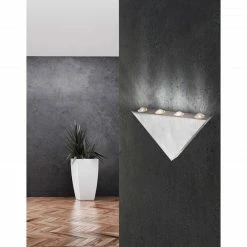 GLOBO eckige LED Wandleuchte aus Acryl dreieckig Dreieck 5-flammige Wandlampe klar -Wandleuchten Verkaufsladen eckige led wandleuchte aus 7602am1280x1280 globo 7602