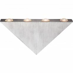GLOBO eckige LED Wandleuchte aus Acryl dreieckig Dreieck 5-flammige Wandlampe klar -Wandleuchten Verkaufsladen eckige led wandleuchte aus 7602b1280x1280 globo 7602
