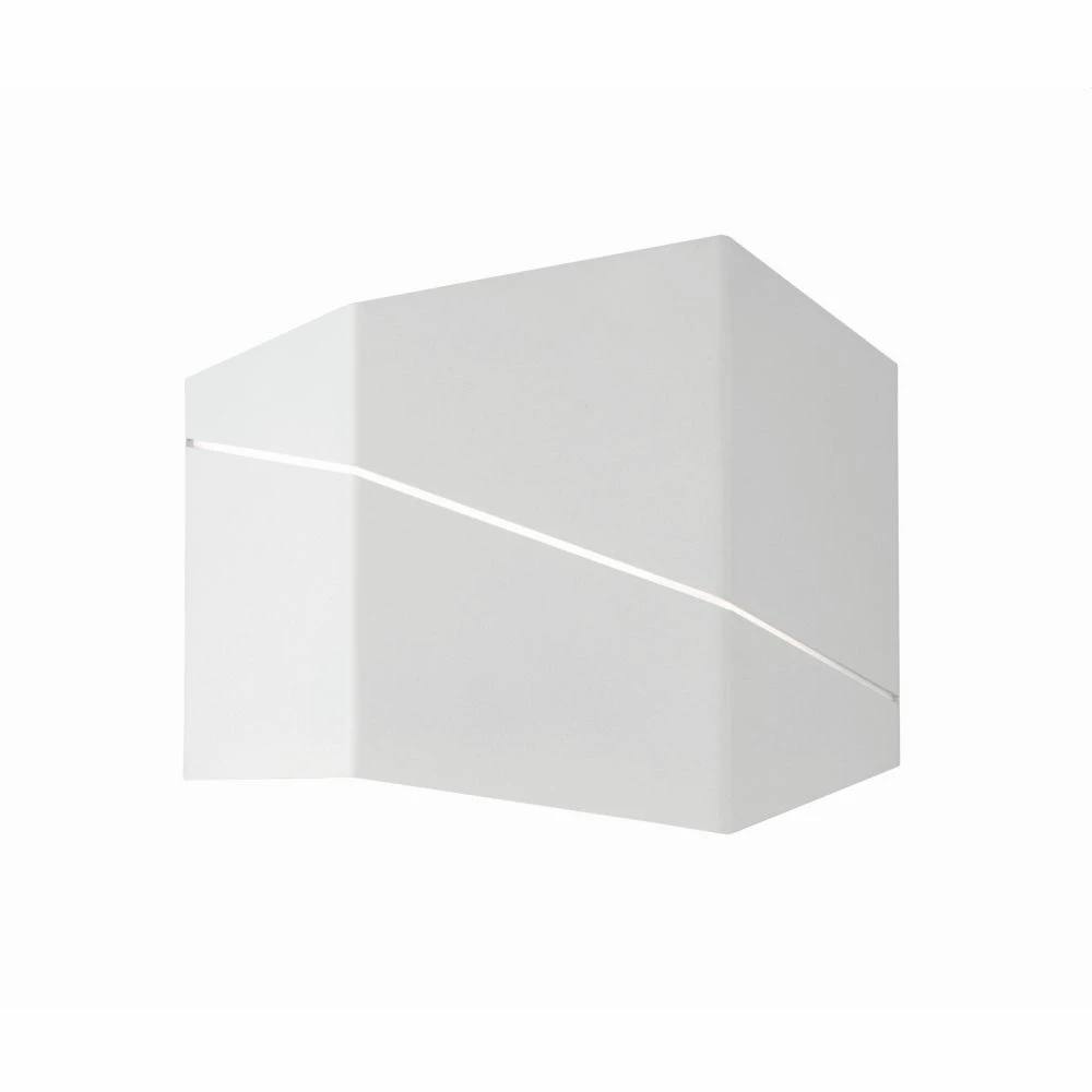 Trio eckige LED Wandleuchte mit Schlitzen, indirektes Licht, weiß o. schwarz o. silber, inkl LED 6,5W 4 Trio eckige LED Wandleuchte mit Schlitzen, indirektes Licht, weiß o. schwarz o. silber, inkl LED 6,5W – Bild 4