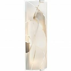 GLOBO eckige Wandleuchte aus Glas rechteckig Dekorlinien 2-flammige Wandlampe weiß Chrom -Wandleuchten Verkaufsladen eckige wandleuchte aus glas 40403w1b1280x1280 globo 40403w1