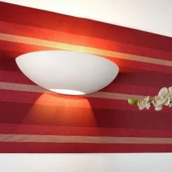 LHG Lights Gipswandleuchte, Wandleuchte, Lichtaustritt oben und unten