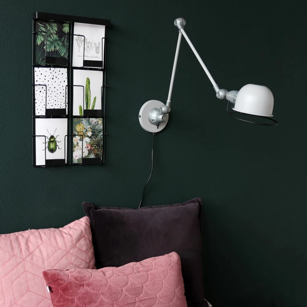 Steinhauer Wandleuchte im Industrie-Stil mit einstellbarem Arm, Klassiker, schwenkbar, mit Direktschalter, E14, in 4 Farben 2 Steinhauer Wandleuchte im Industrie-Stil mit einstellbarem Arm, Klassiker, schwenkbar, mit Direktschalter, E14, in 4 Farben – Bild 2