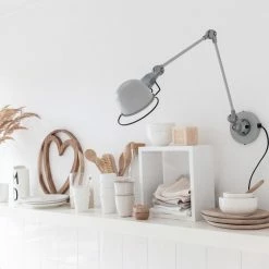 Steinhauer Wandleuchte im Industrie-Stil mit einstellbarem Arm, Klassiker, schwenkbar, mit Direktschalter, E14, in 4 Farben 9 Steinhauer Wandleuchte im Industrie-Stil mit einstellbarem Arm, Klassiker, schwenkbar, mit Direktschalter, E14, in 4 Farben -Wandleuchten Verkaufsladen graue wandleuchte industriestil mit 7656GR 3 steinhauer 7656gr