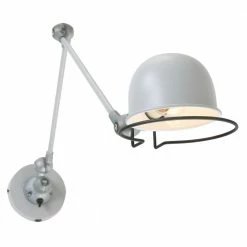 Steinhauer Wandleuchte im Industrie-Stil mit einstellbarem Arm, Klassiker, schwenkbar, mit Direktschalter, E14, in 4 Farben 13 Steinhauer Wandleuchte im Industrie-Stil mit einstellbarem Arm, Klassiker, schwenkbar, mit Direktschalter, E14, in 4 Farben -Wandleuchten Verkaufsladen graue wandleuchte industriestil mit 7656GR steinhauer 7656gr