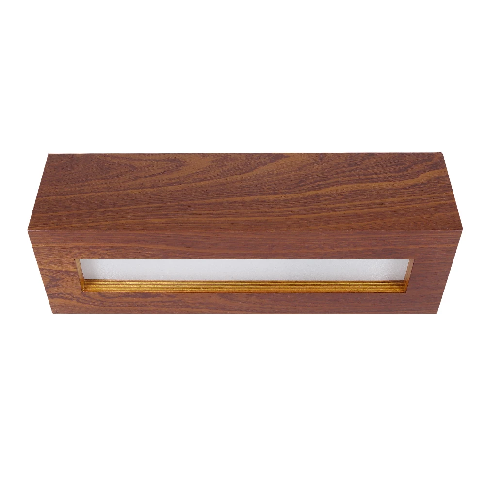 Cleoni Holzwandleuchte Caspe 30 in Furnier Meranti 2 Cleoni Holzwandleuchte Caspe 30 in Furnier Meranti – Bild 2