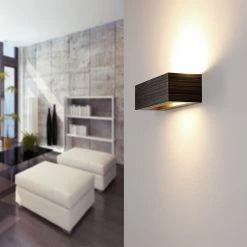 Cleoni Holzwandleuchte Caspe 30 in Furnier Zebrano dunkel 8 Cleoni Holzwandleuchte Caspe 30 in Furnier Zebrano dunkel -Wandleuchten Verkaufsladen holzwandleuchte caspe furnier zebrano 1276002 cleoni 8814a1206