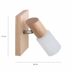 Spot-Light Holz-Wandleuchte mit verstellbarem Spot, E14, 1-flammig 5 Spot-Light Holz-Wandleuchte mit verstellbarem Spot, E14, 1-flammig -Wandleuchten Verkaufsladen holzwandleuchte mit verstellbarem spote141flammig 22221604 spotlight 2222160